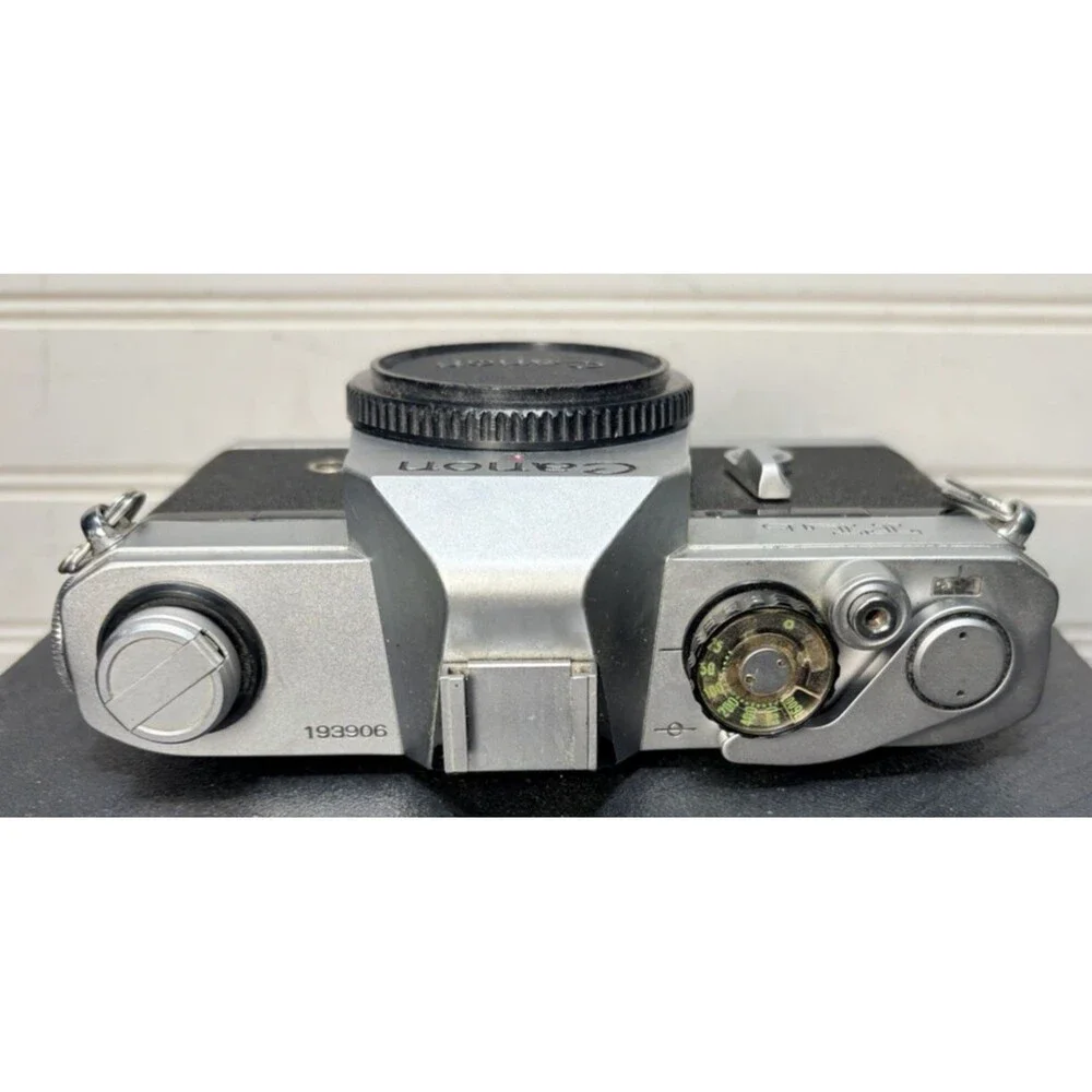 Vtg Canon TLb 35mm SLR Film Camera Body Only w/new Battery Installed *Working*